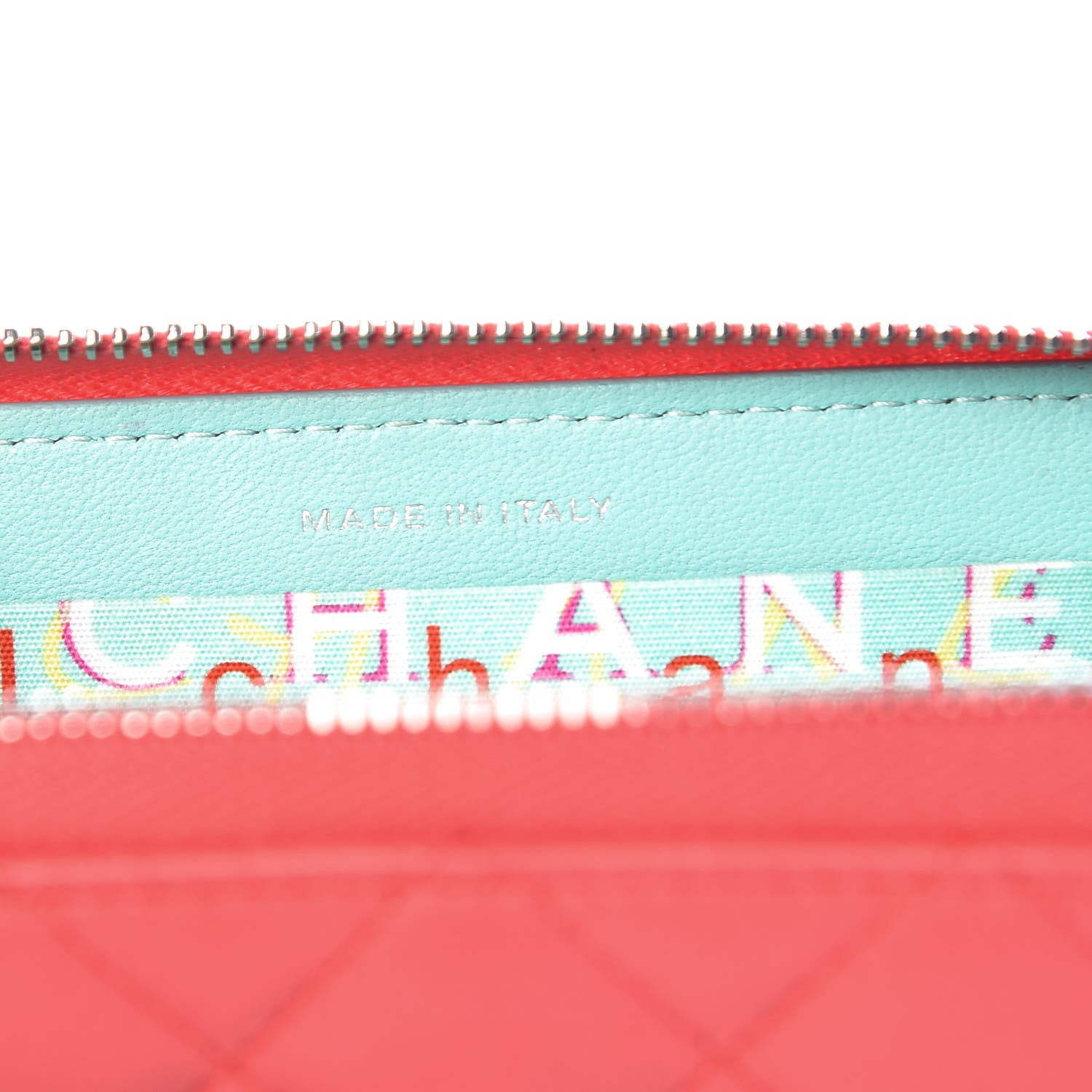 Chanel Lambskin Quilted Small Zip Around Wallet Pink 7 of 9