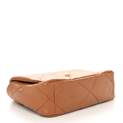Chanel Lambskin Quilted Medium Chanel 19 Flap Brown 4 of 10