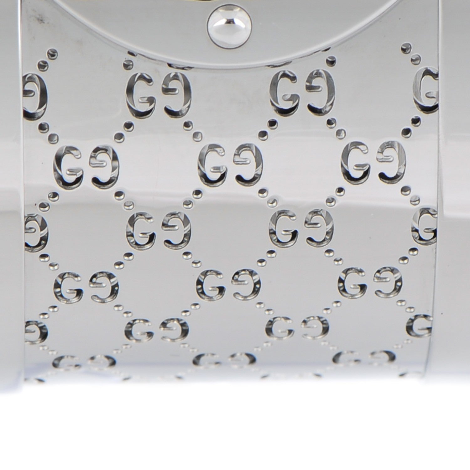 Gucci Stainless Steel Diamond Bezel Mother of Pearl 33mm Twirl Quartz Watch 10 of 11