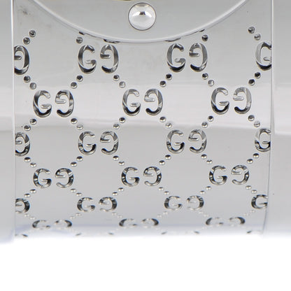 Gucci Stainless Steel Diamond Bezel Mother of Pearl 33mm Twirl Quartz Watch 10 of 11