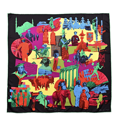 Hermes Silk Pierre Loti L'Ame Voyageuse Scarf 90 1 of 4