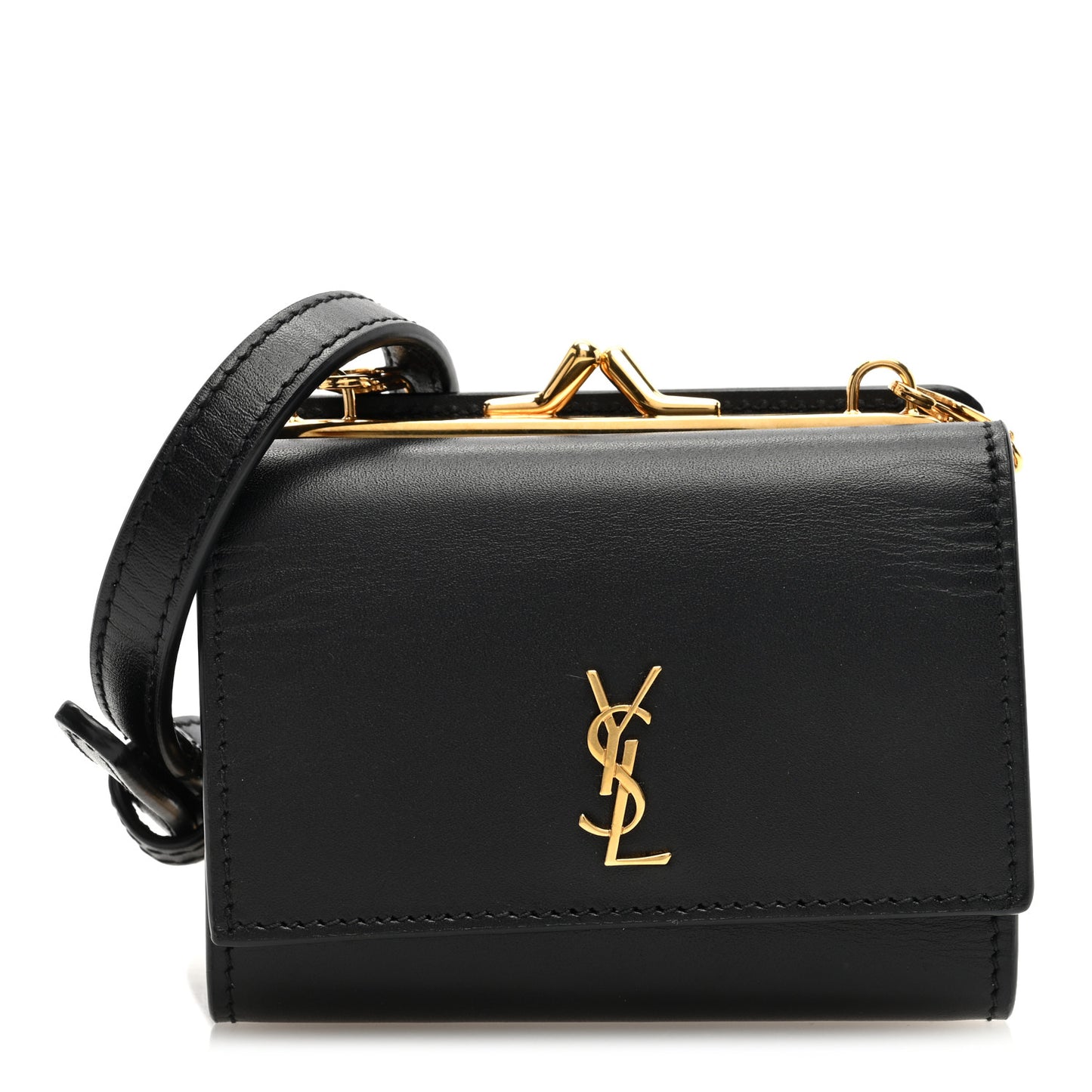 Smooth Calfskin Monogram Rider Belt Bag Black