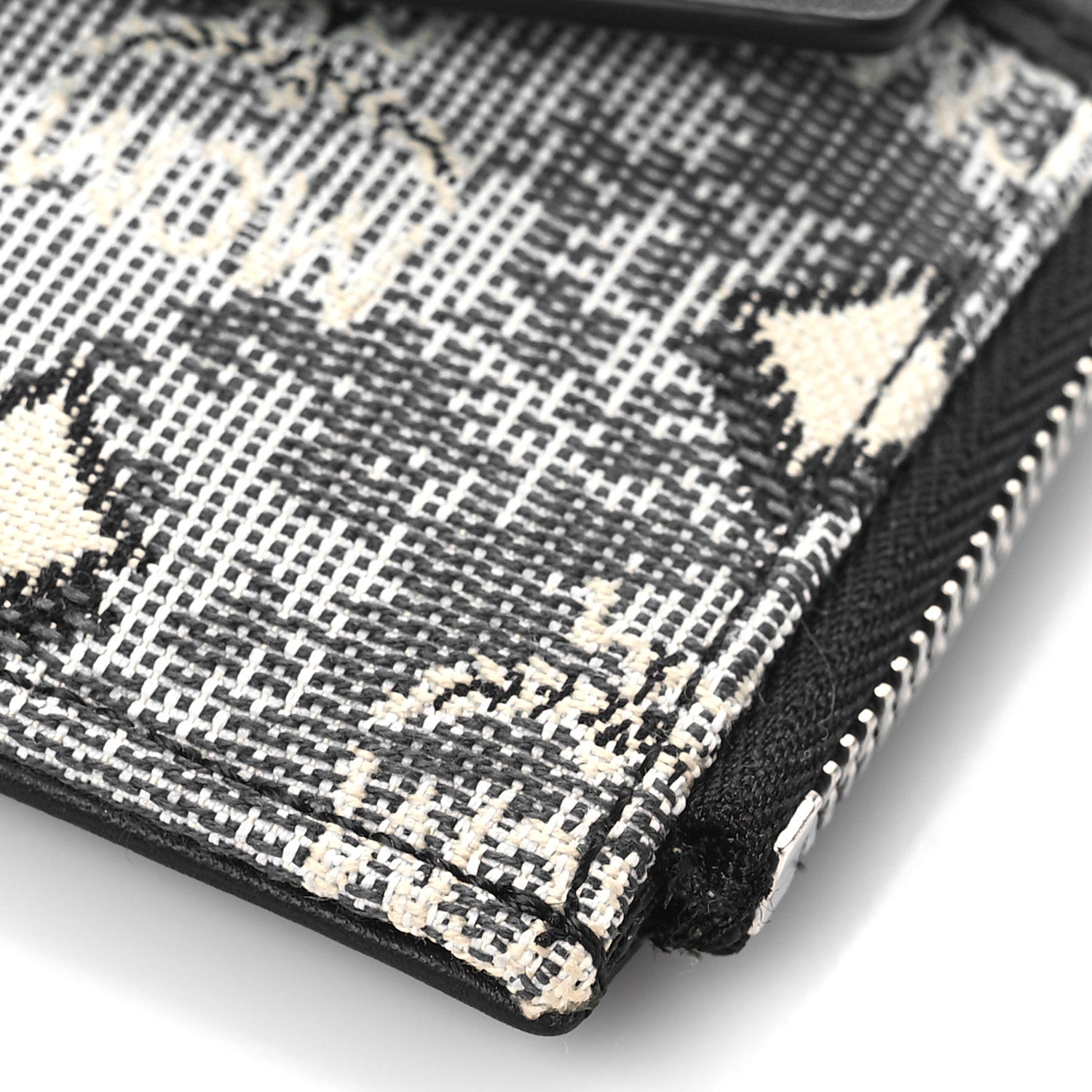 MCM Jacquard Patricia Card Case Grey 8 of 10