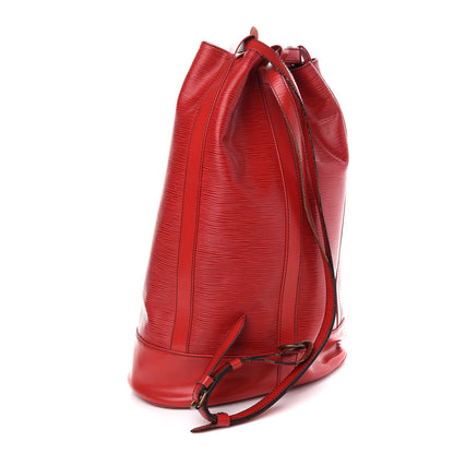 Louis Vuitton Epi Randonnee GM Castillan Red 2 of 13