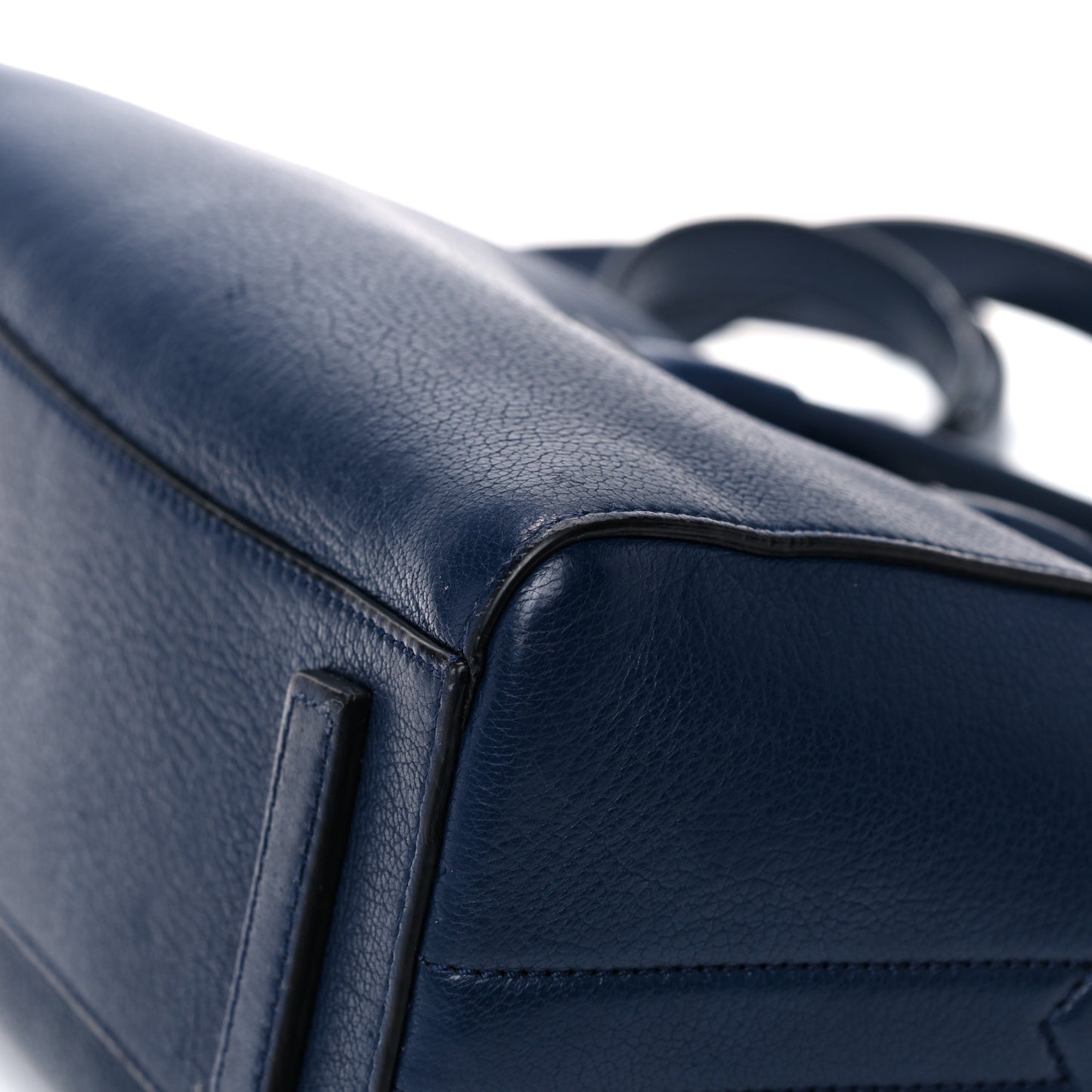 Sugar Goatskin Mini Antigona Navy