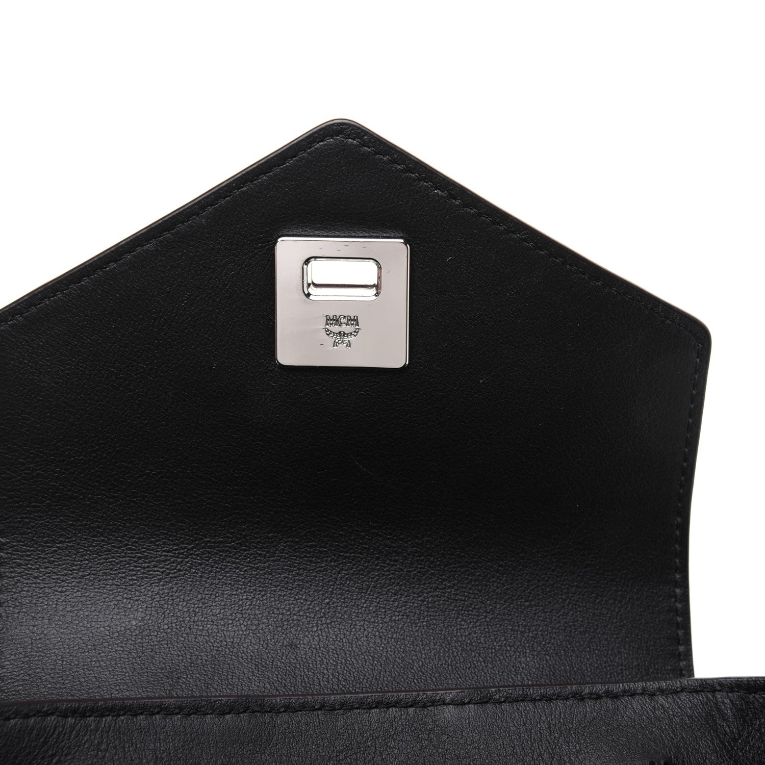 MCM Calfskin Ottomar Monogram Essential Backpack Black 13 of 21