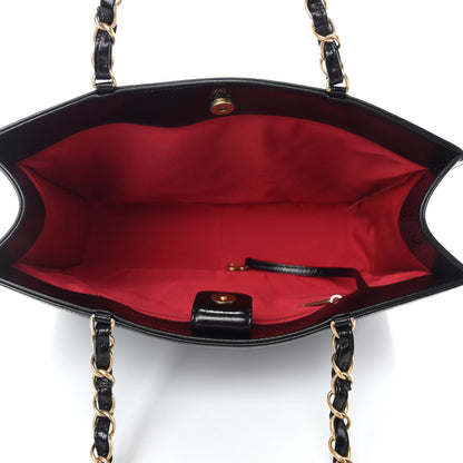 Chanel Shiny Aged Calfskin Shopping Bag Black 5 of 11