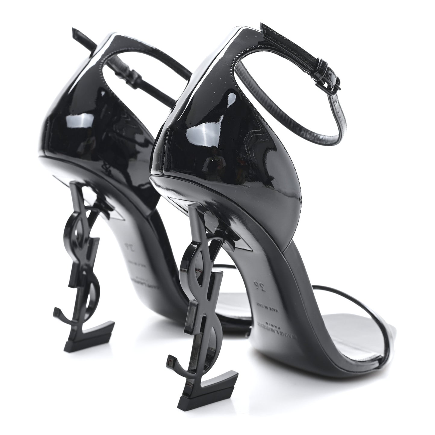 Vernice Chiffon Opyum 110 Sandals 36 Black