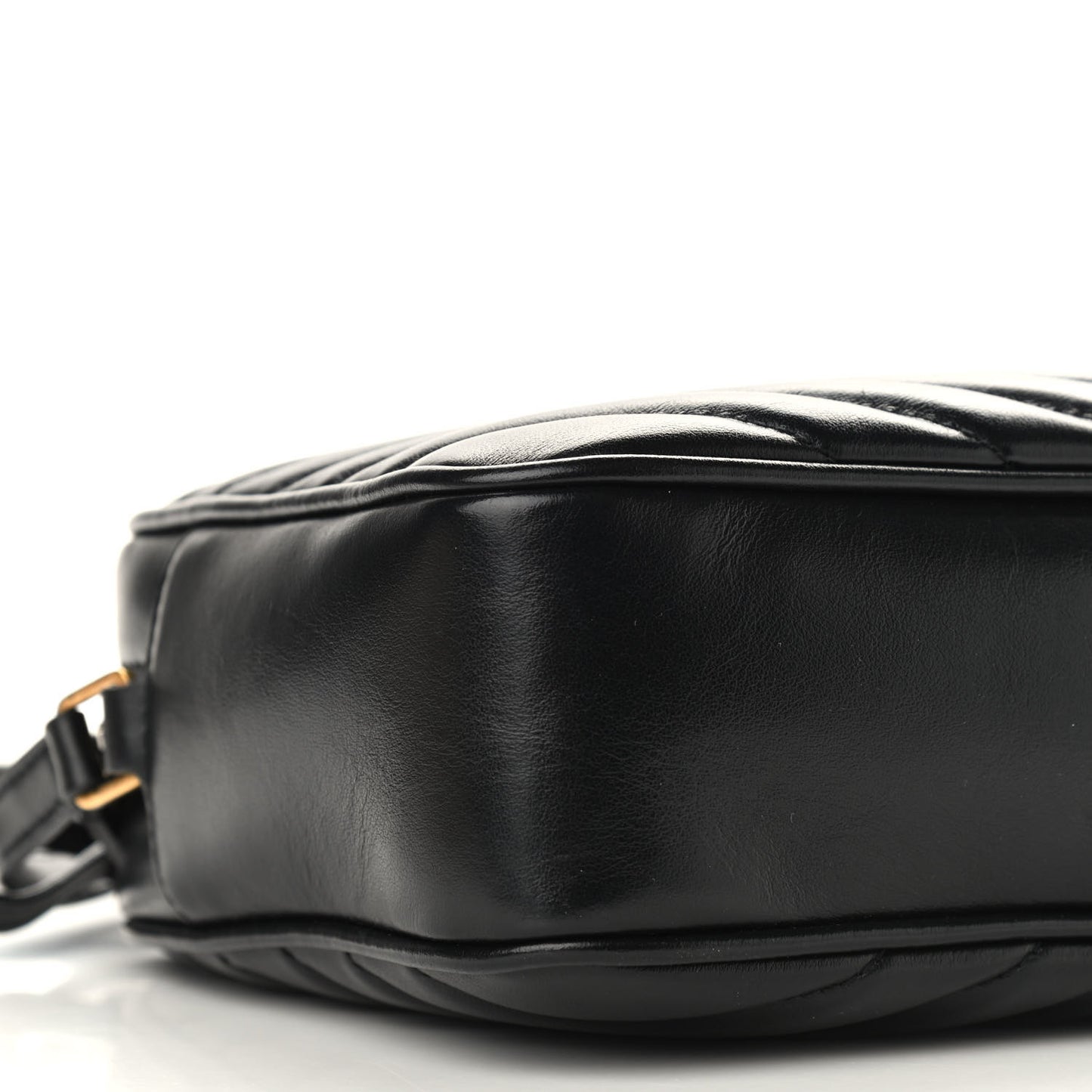 Calfskin Matelasse Monogram Lou Camera Bag Black