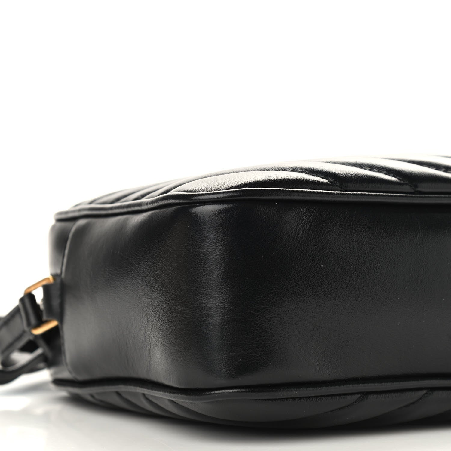 Saint Laurent Calfskin Matelasse Monogram Lou Camera Bag Black 8 of 9