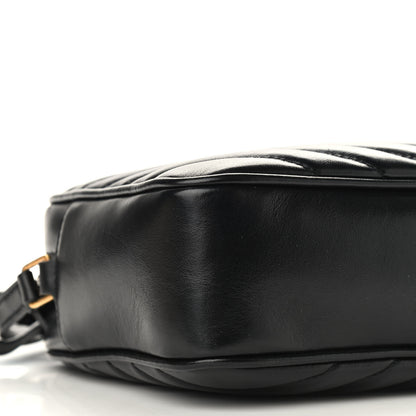 Saint Laurent Calfskin Matelasse Monogram Lou Camera Bag Black 8 of 9