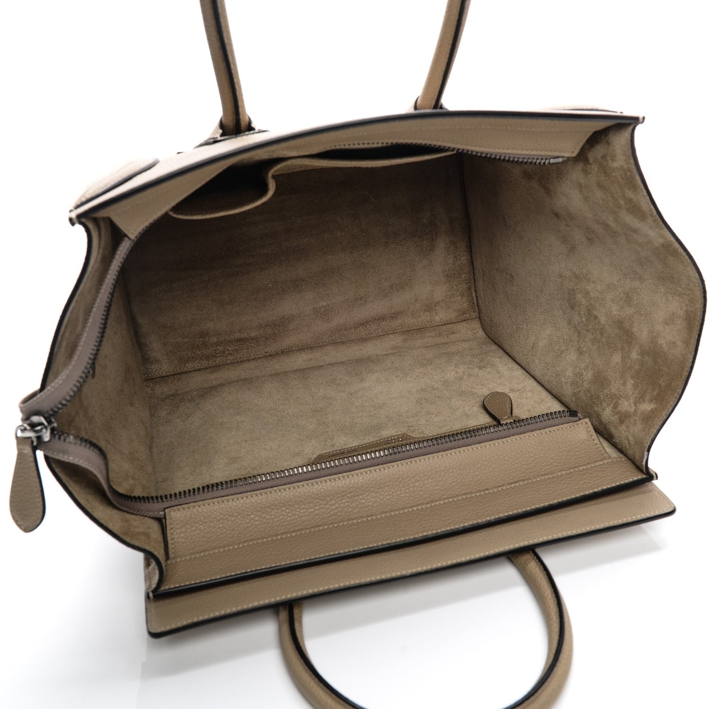Drummed Calfskin Mini Luggage Dune