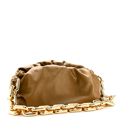 Bottega Veneta Calfskin The Pouch Chain Moutarde 3 of 10