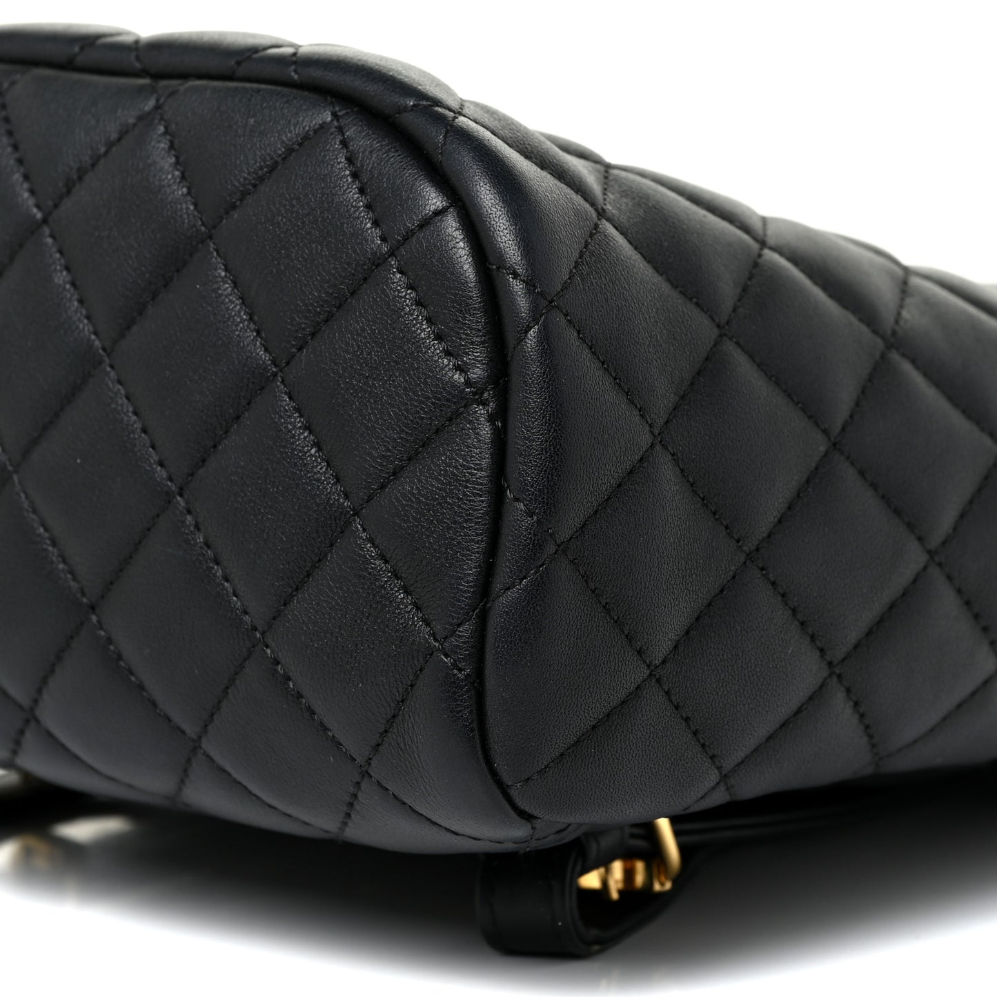Calfskin Quilted Mini Urban Spirit Backpack Black