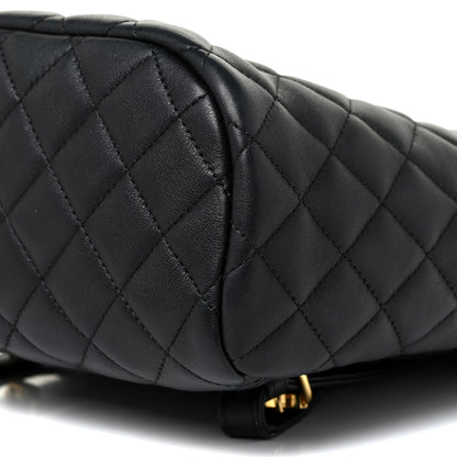Chanel Calfskin Quilted Mini Urban Spirit Backpack Black 10 of 14