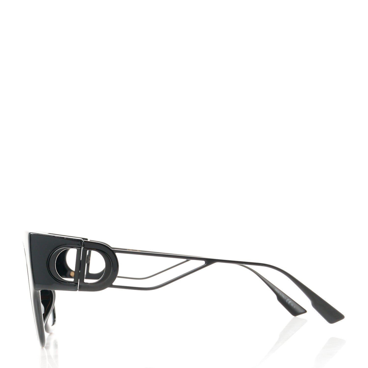 Christian Dior Rectangular 30 Montaigne 1 S2U Sunglasses Black 3 of 8