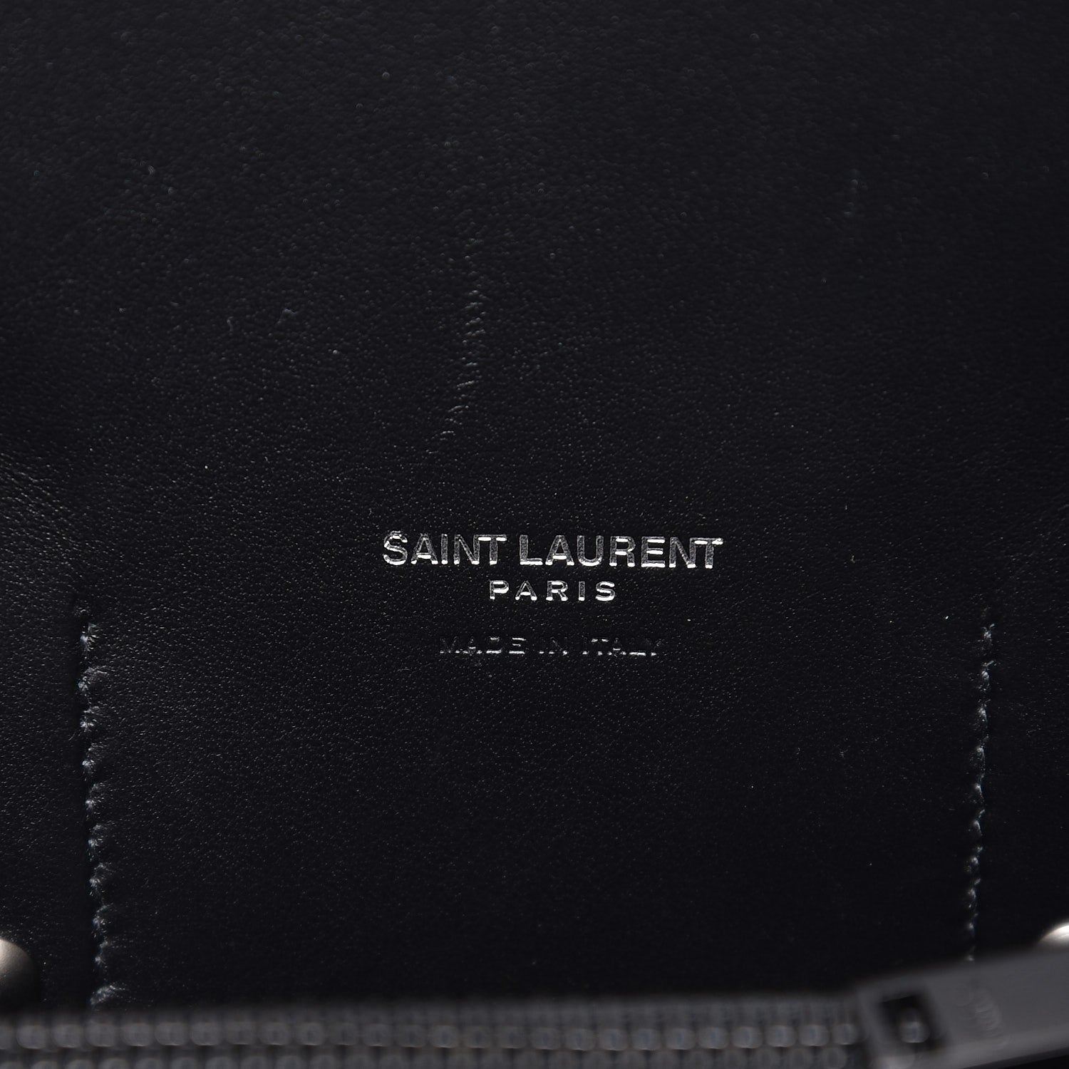 Saint Laurent Grained Calfskin Small Sac De Jour Dove White Black 8 of 9