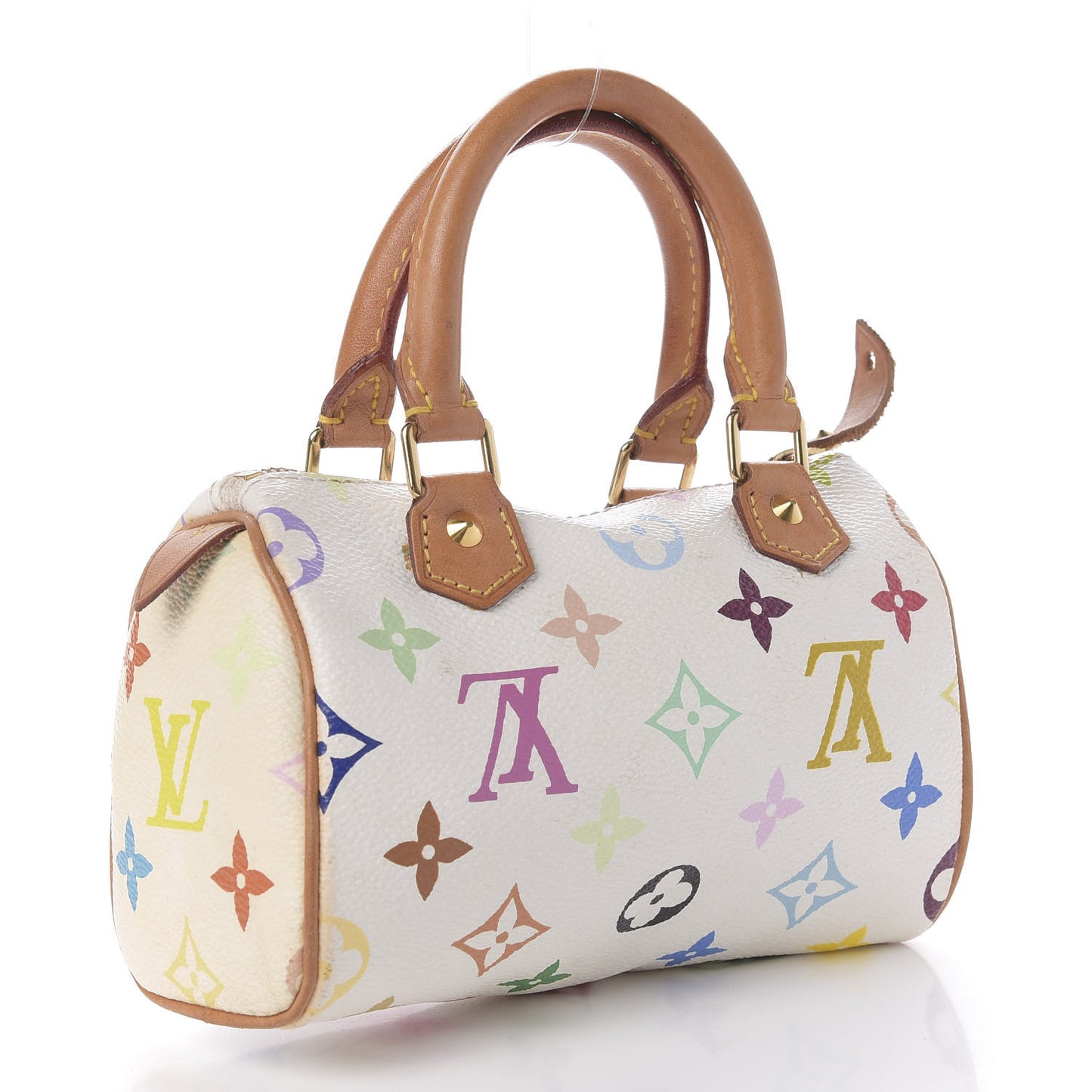 Monogram Multicolor Mini Sac HL Speedy White