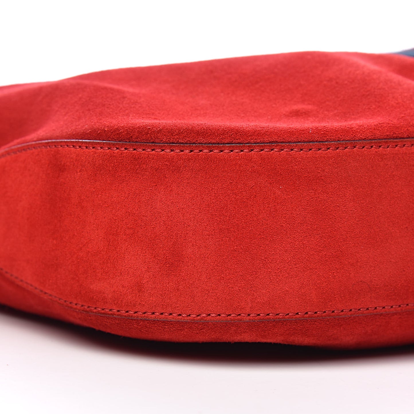 Soft Suede Web Large Jackie Hobo Red