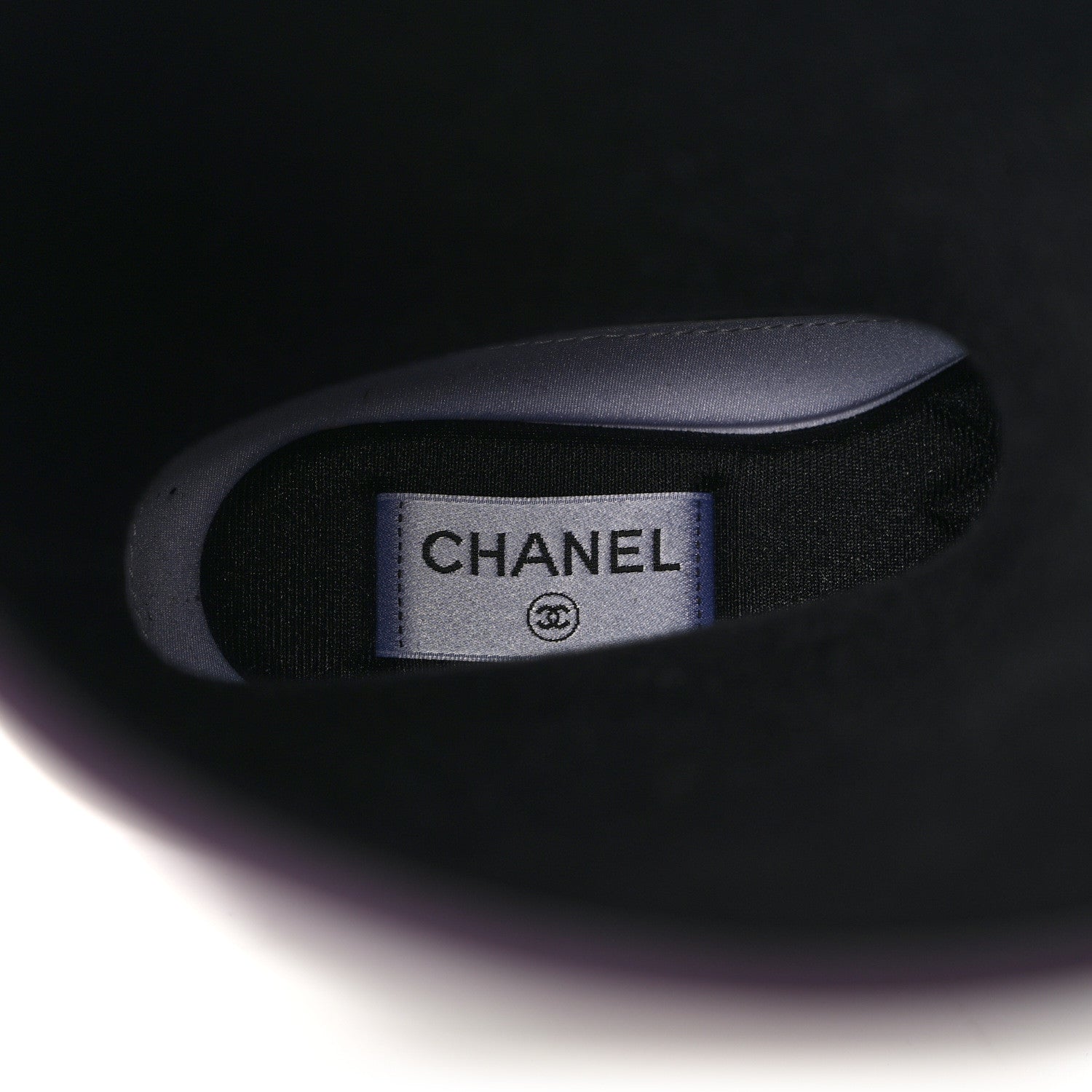 Chanel Caoutchouk CC High Boots 37 Dark Purple 8 of 8