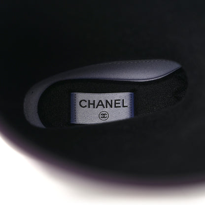 Chanel Caoutchouk CC High Boots 37 Dark Purple 8 of 8