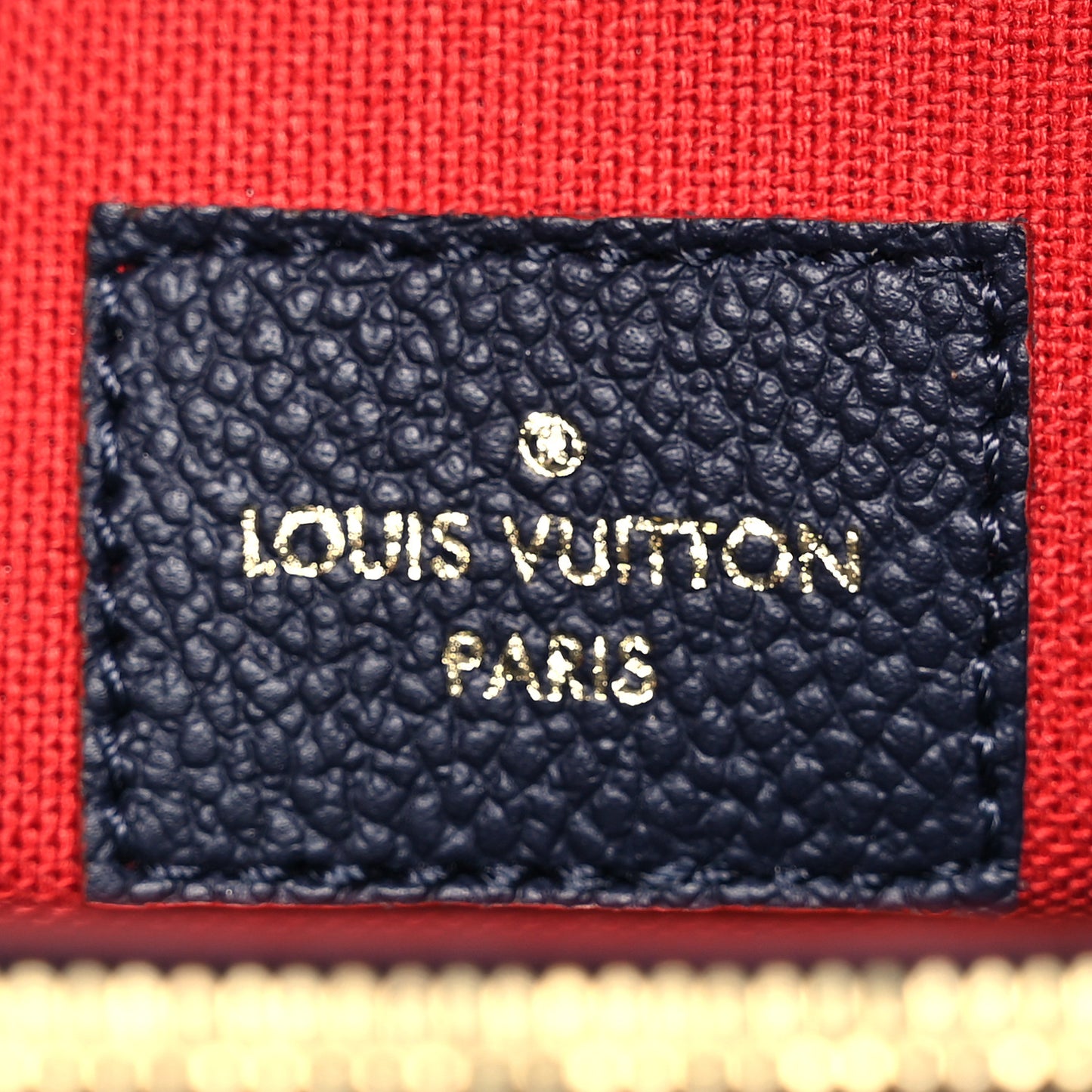 Empreinte Pochette Felicie Chain Wallet Marine Rouge