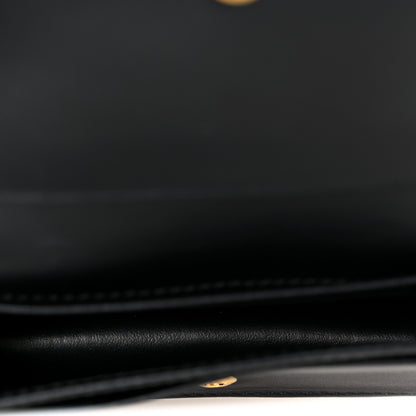 Prada Vitello Move Triangle Logo Card Holder Black 5 of 8