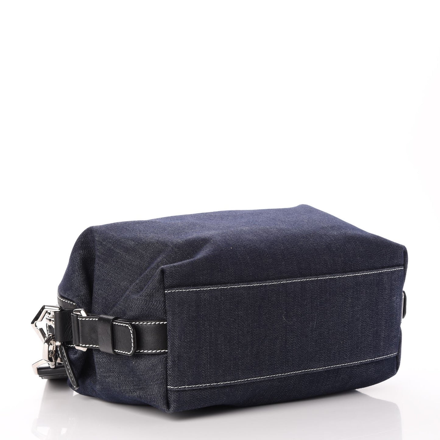 Denim Calfskin Small Nightingale Blue Black
