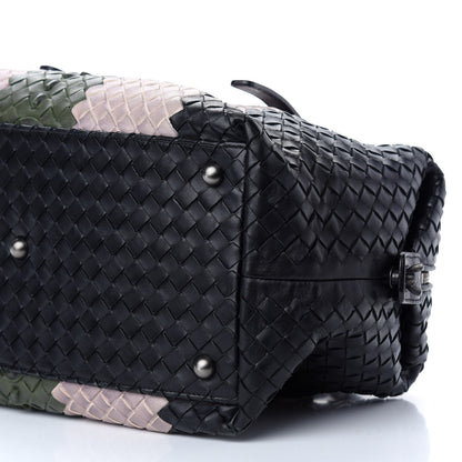 Bottega Veneta Nappa Intrecciato Rings Satchel Multicolor 8 of 8