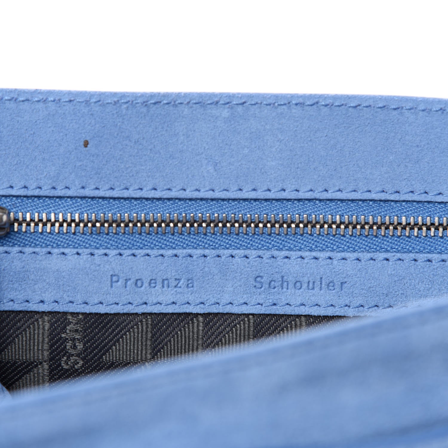 Proenza Schouler Suede Tiny PS1 Satchel Slate Blue 8 of 11