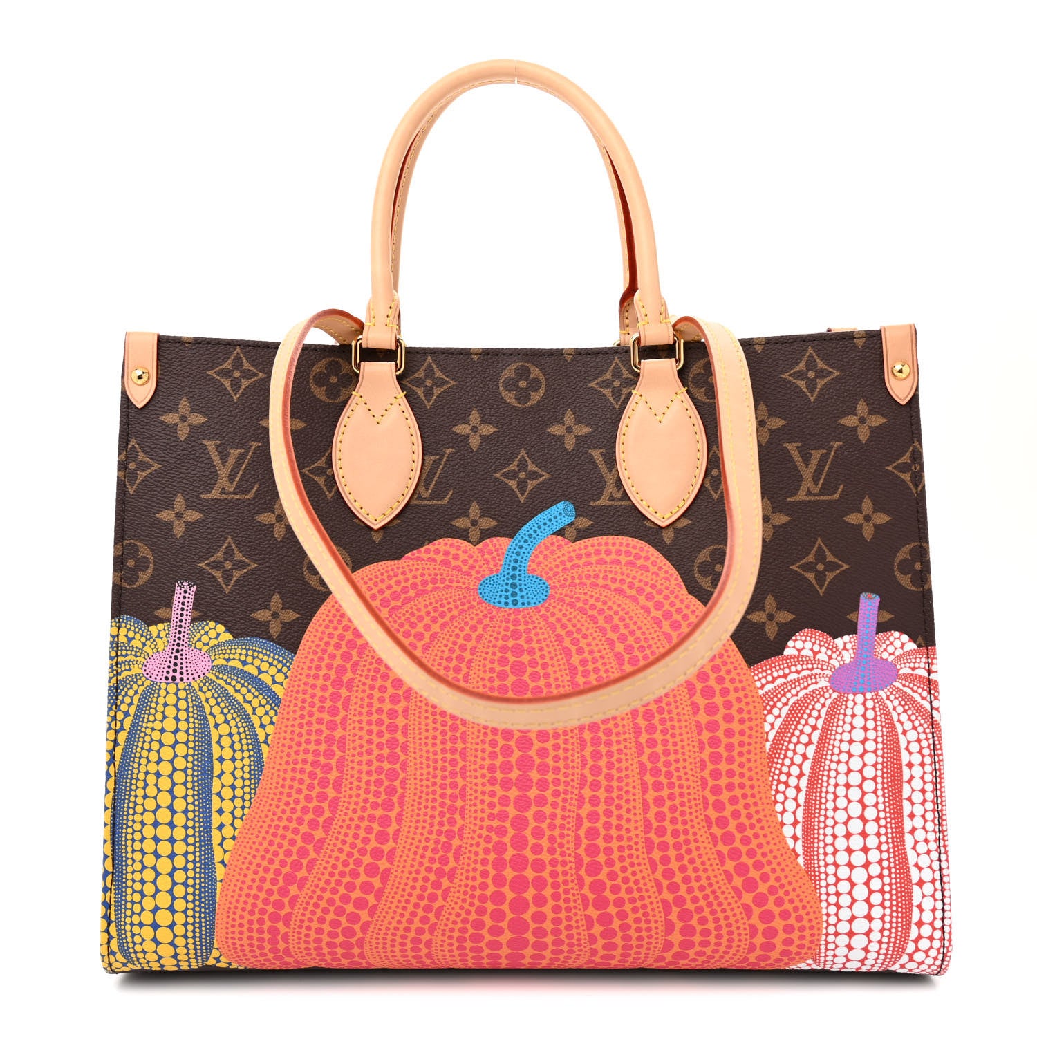 Louis Vuitton LV X YK Monogram Pumpkin Onthego MM Multicolor 1 of 9