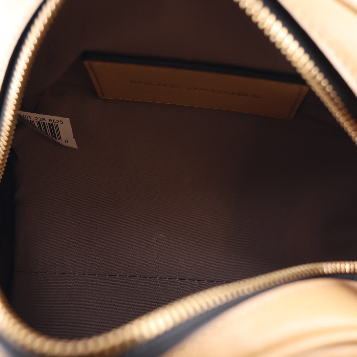 Calfskin Bowling Bag Iced Coffee