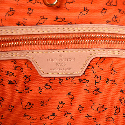 Louis Vuitton Catogram Neverfull MM Marron 6 of 10