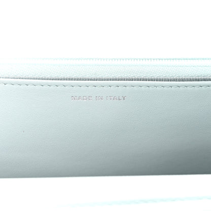 Chanel Caviar Quilted Wallet on Chain WOC Light Blue 7 of 12