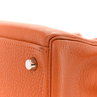 Hermes Chevre de Coromandel Kelly Retourne 32 Orange 10 of 13
