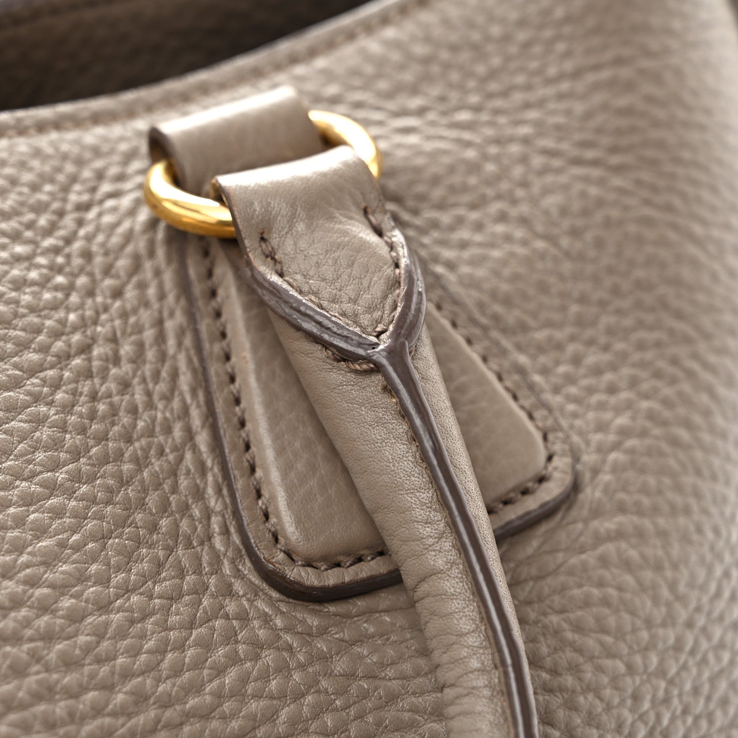 Prada Vitello Daino Tote Argilla 14 of 17