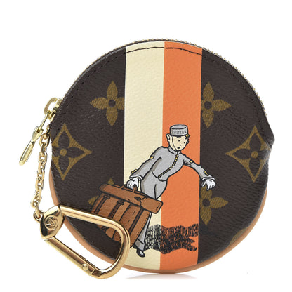 Louis Vuitton Monogram Groom Round Coin Purse 1 of 7