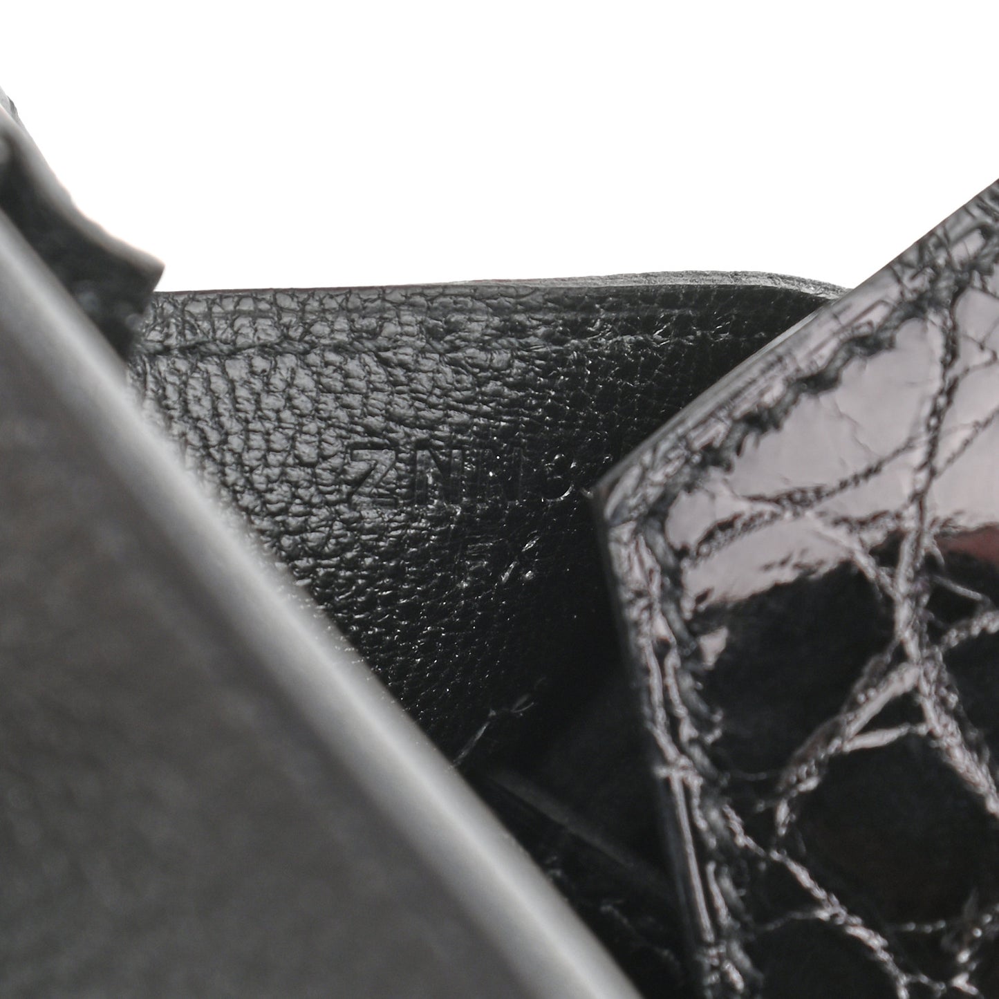 Togo Shiny Niloticus Crocodile Birkin Touch 30 Black