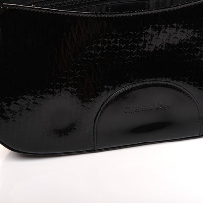 Christian Dior Patent Trotter Maris Pearl Shoulder Bag Black 15 of 26