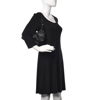 Chanel Coated Canvas Paris Biarritz Hobo Black 2 of 14