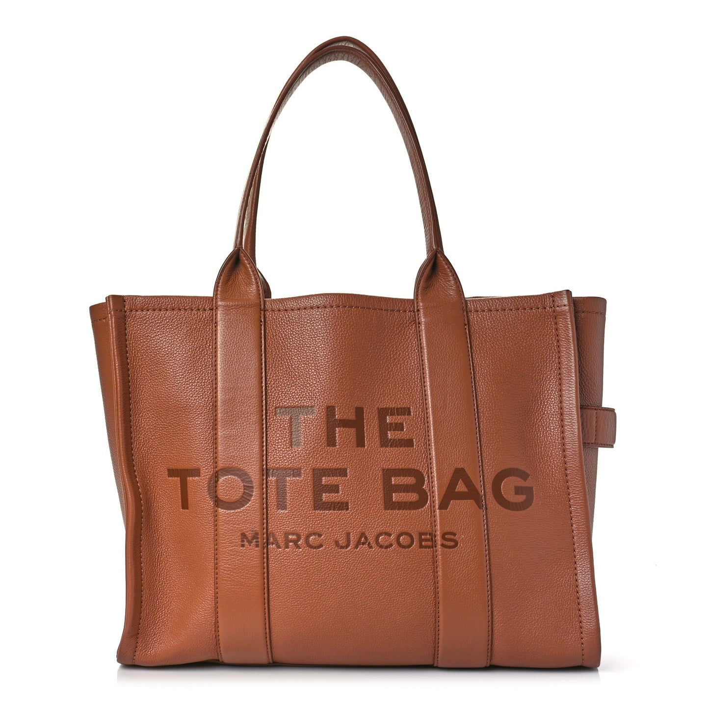 Grained Calfskin Large The Tote Bag Argan Oil