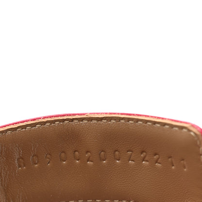 Hermes Shiny Alligator Oran Sandals 41 Rose Mexico 8 of 9