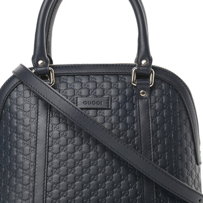 Gucci Soft Microguccissima Mini Dome Bag Blue 8 of 10