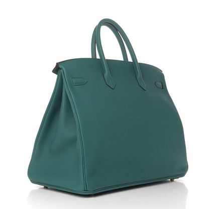 Hermes Togo Birkin 40 Malachite 3 of 11