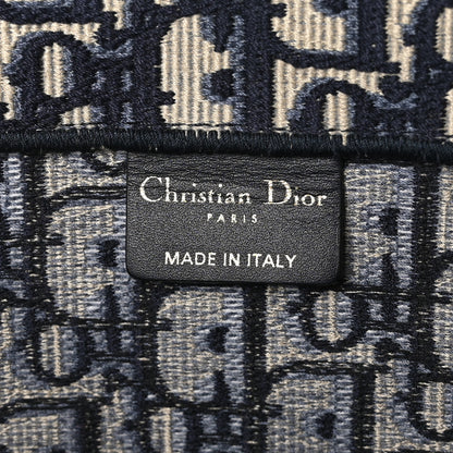 Christian Dior Oblique Large Book Tote Blue Multicolor 6 of 12