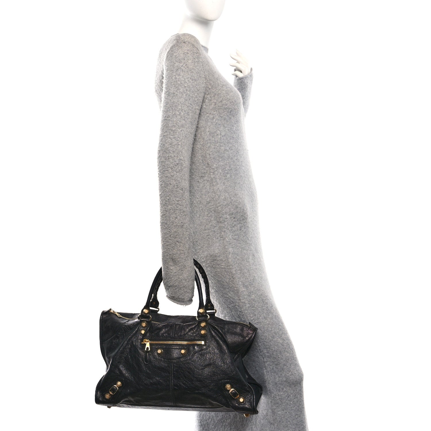 Balenciaga Agneau Giant 12 Gold Hardware Work Black 2 of 11