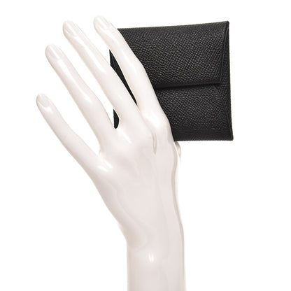Hermes Epsom Bastia Coin Purse Black 2 of 7