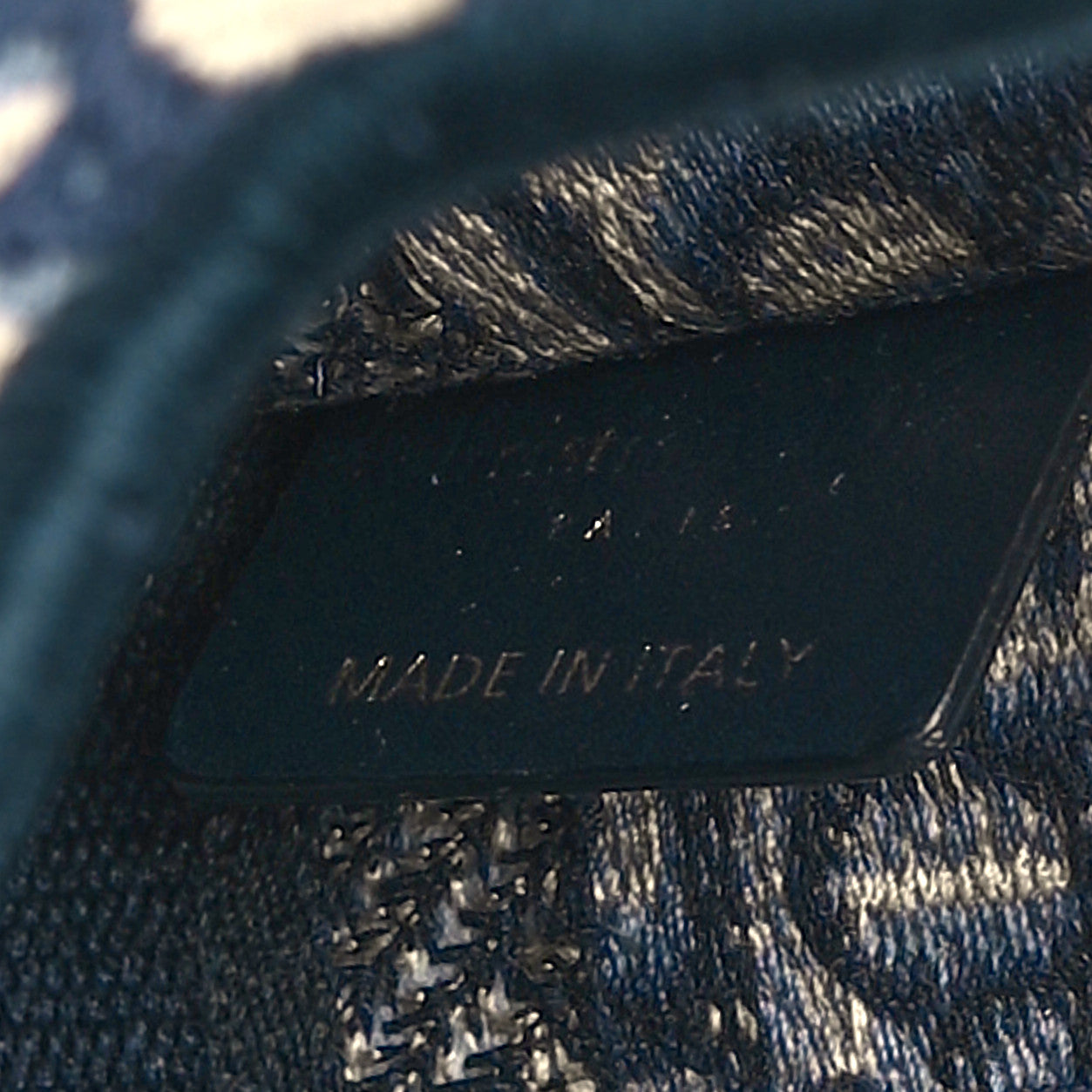 Christian Dior Oblique Mini Book Tote Blue Multicolor 6 of 10