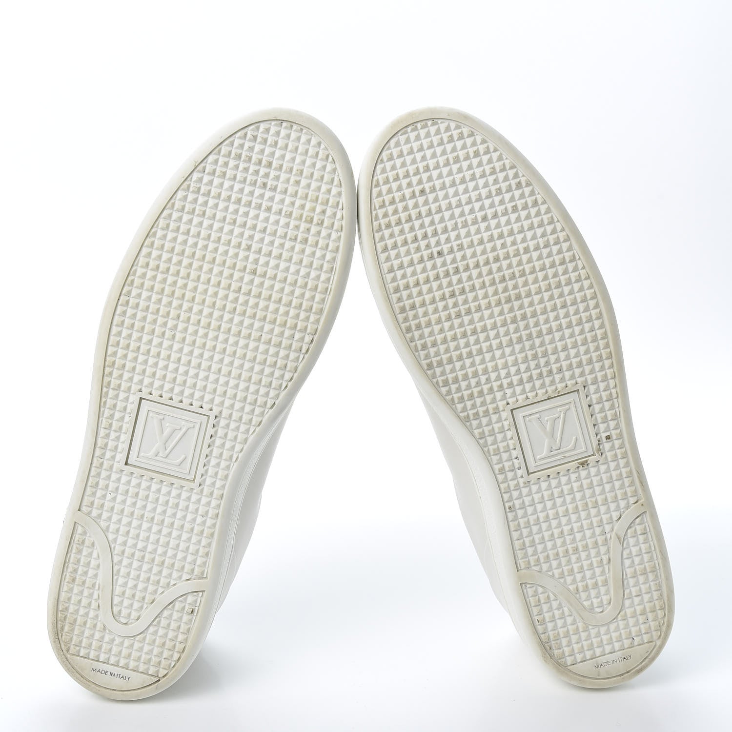 Louis Vuitton Calfskin Frontrow Sneakers 40 White 5 of 11
