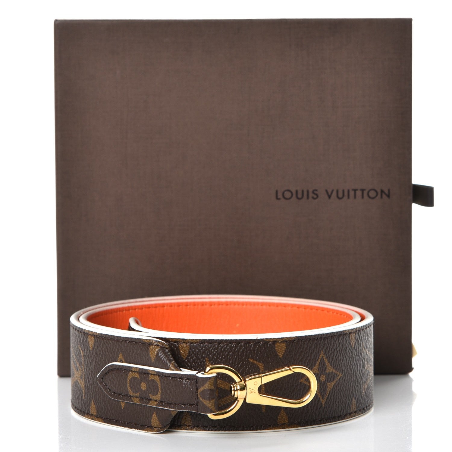 Louis Vuitton Monogram Bandouliere Shoulder Strap Orange 11 of 11